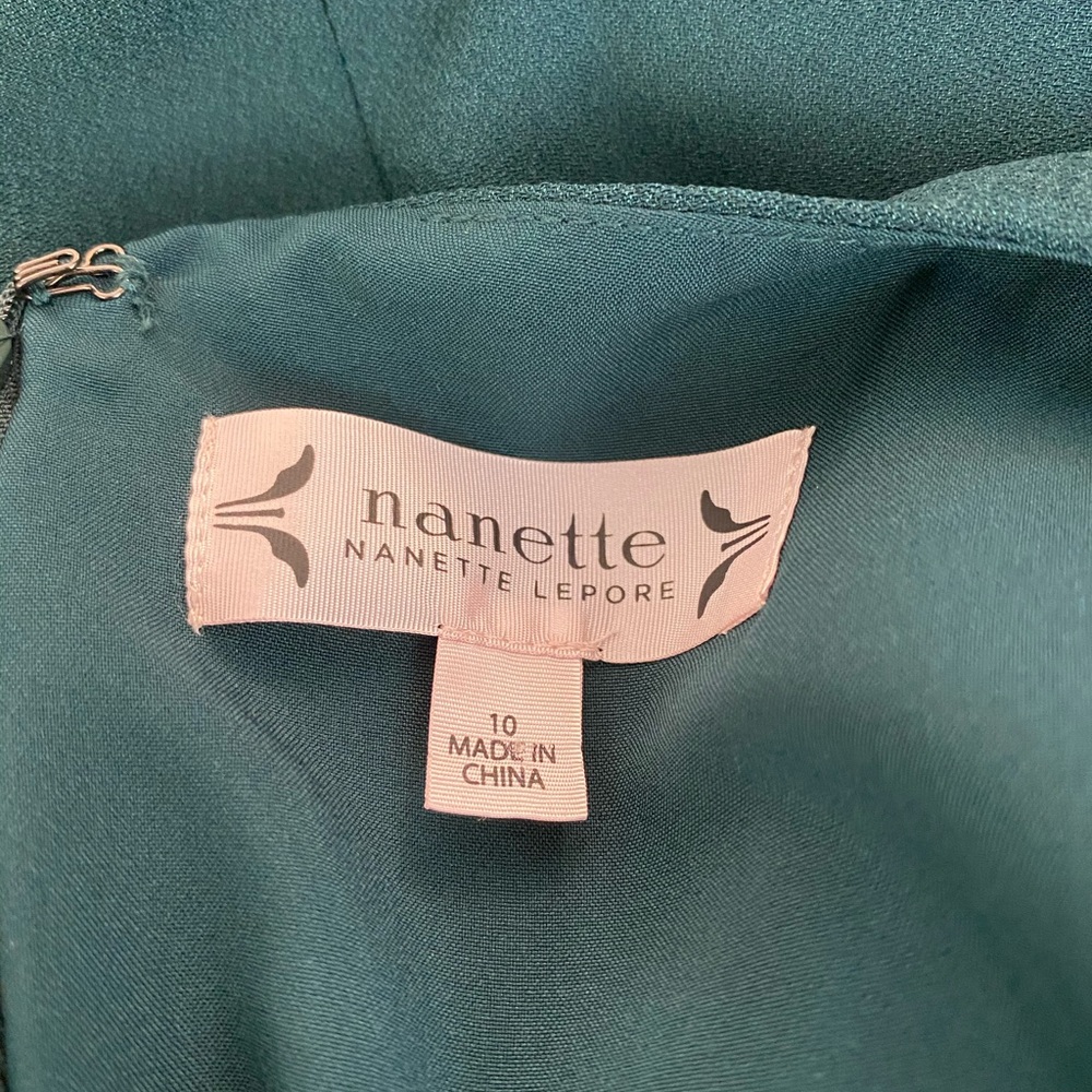 Nanette Lepore evergreen dress size 10 - Picture 11 of 11